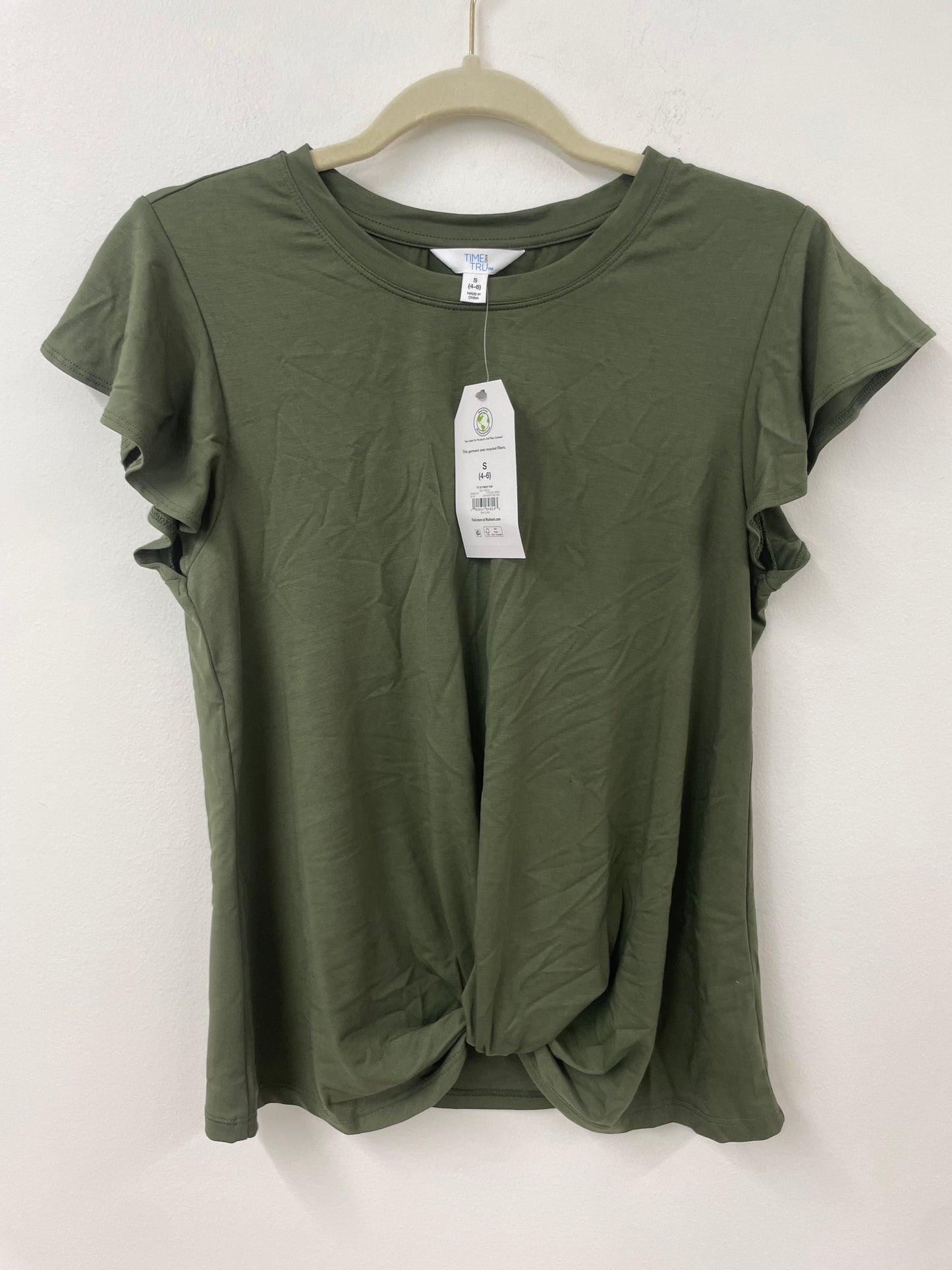 Time and Tru twisted top Size S / NWT