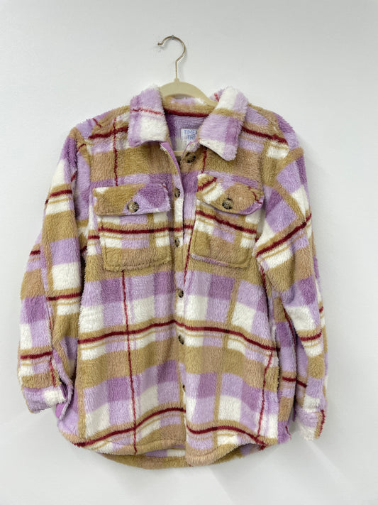 Time and Tru Sherpa shacket Size S / EUC