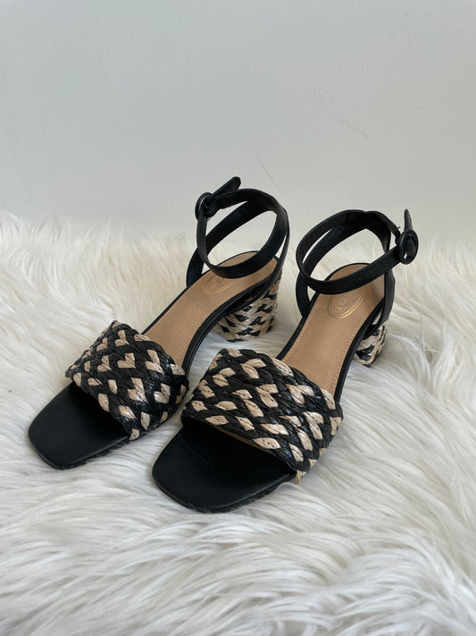 Scoop Jute Wrapped Block Heel Sandals Size 7.5