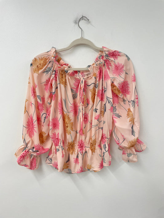 Amazon long sleeve blouse Size S /NWT