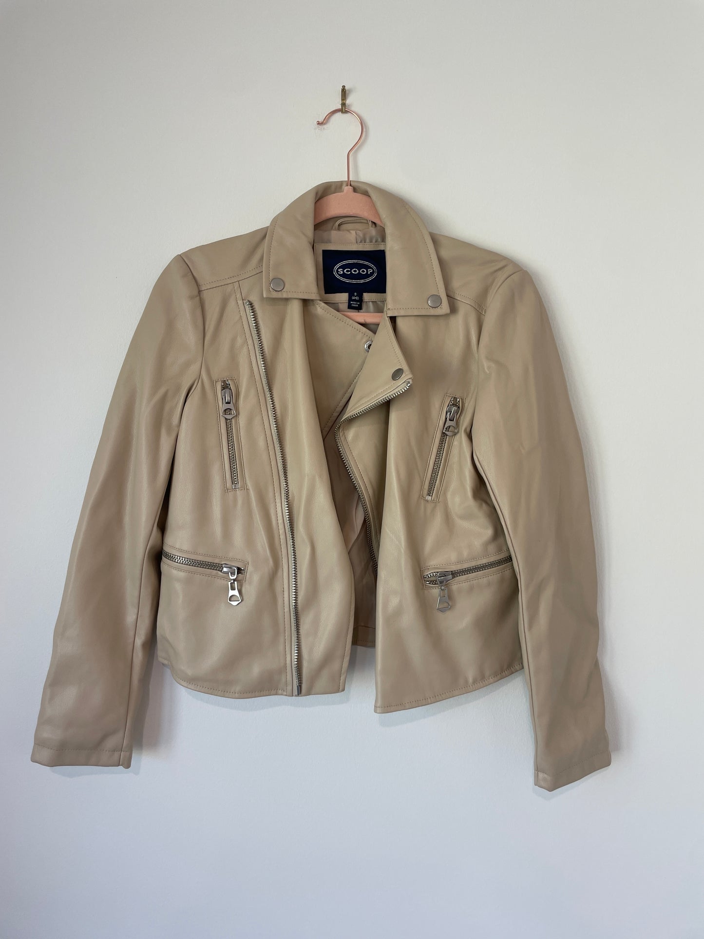 Scoop faux leather jacket Size S / EUC