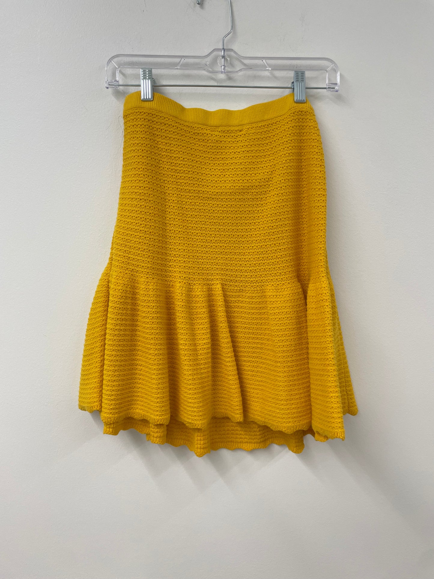 Free Assembly flutter sleeve knit tank/ skirt set SizeS /NWT