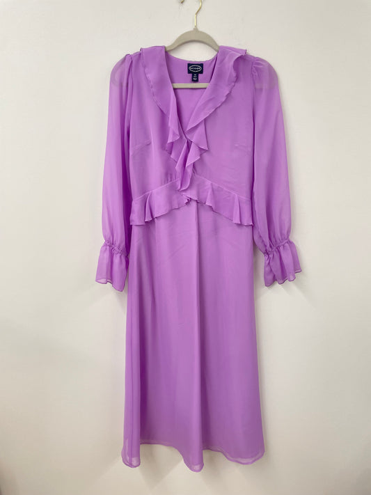 Scoop ruffle maxi dress Size XS/ fits like a small - EUC