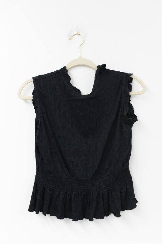 Scoop cap sleeve crop top Size S / NWT