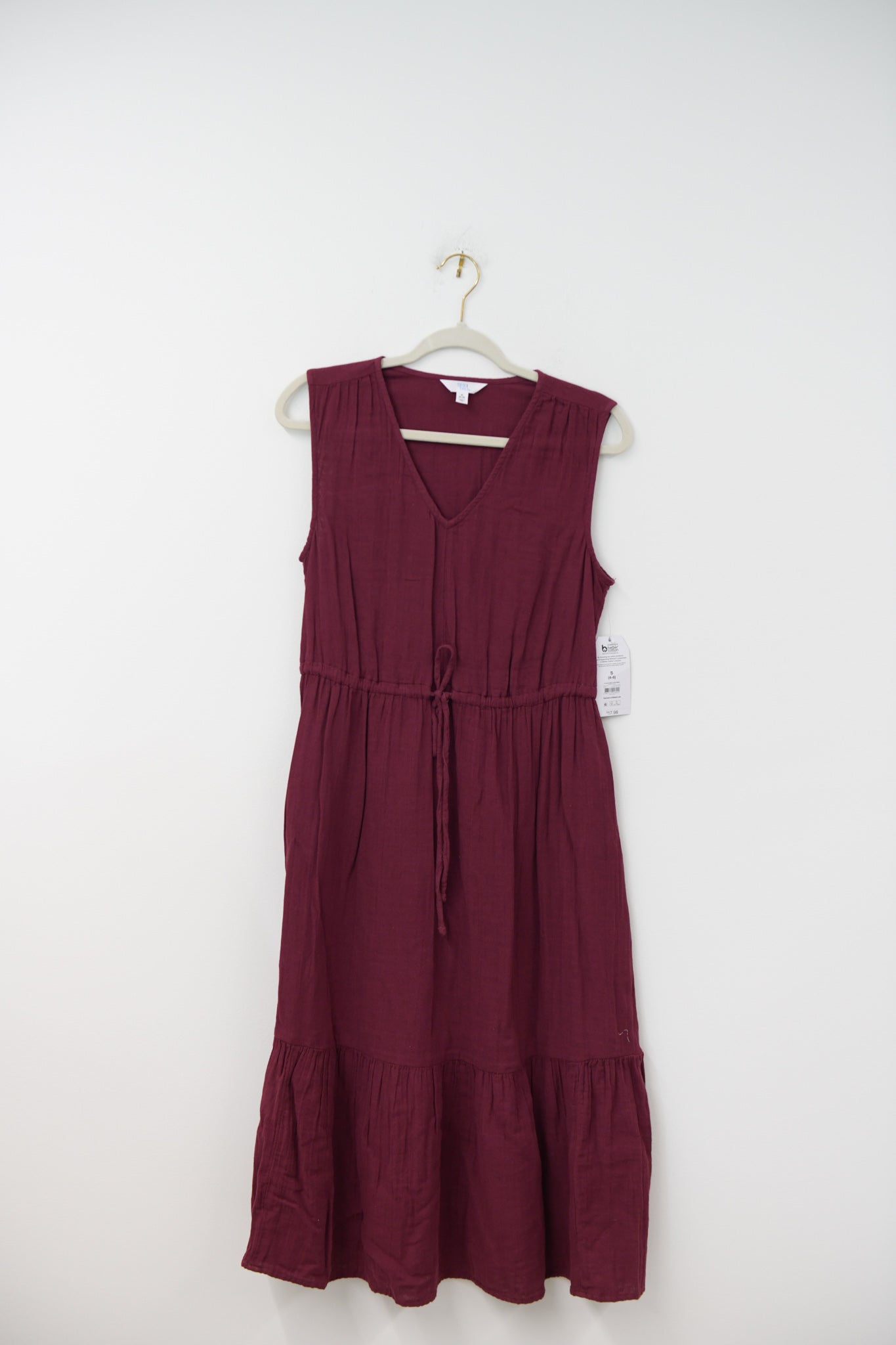Time and Tru sleeveless midi dress Size S / NWT