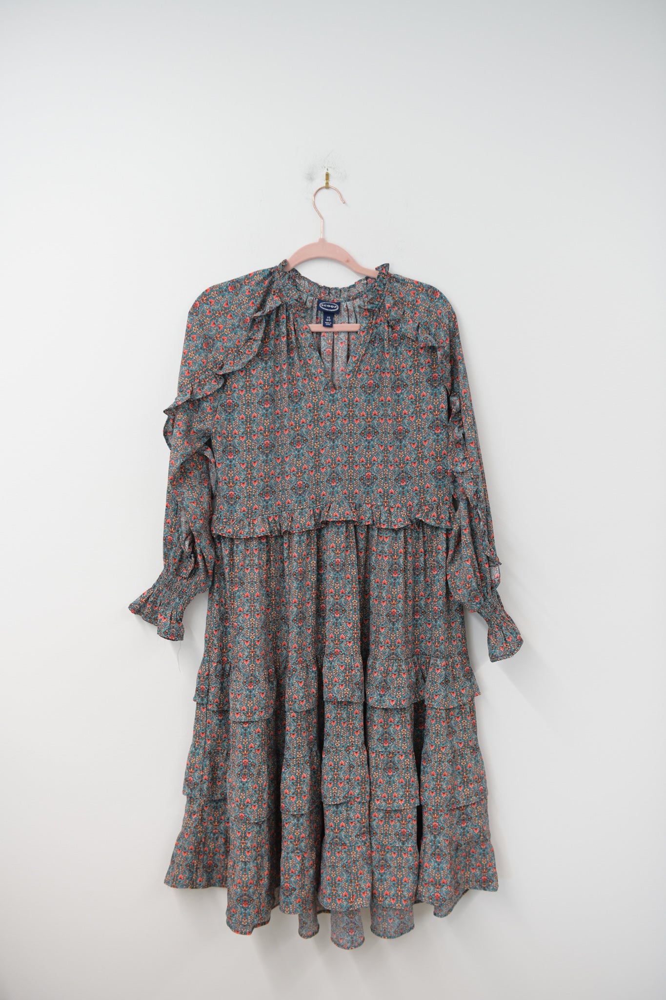 Scoop long sleeve midi dress Size XS / EUC