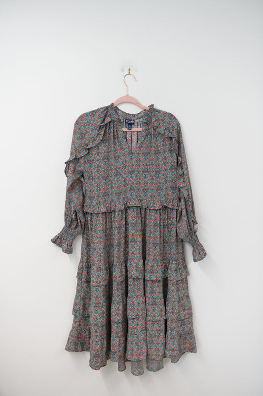 Scoop long sleeve midi dress Size XS / EUC