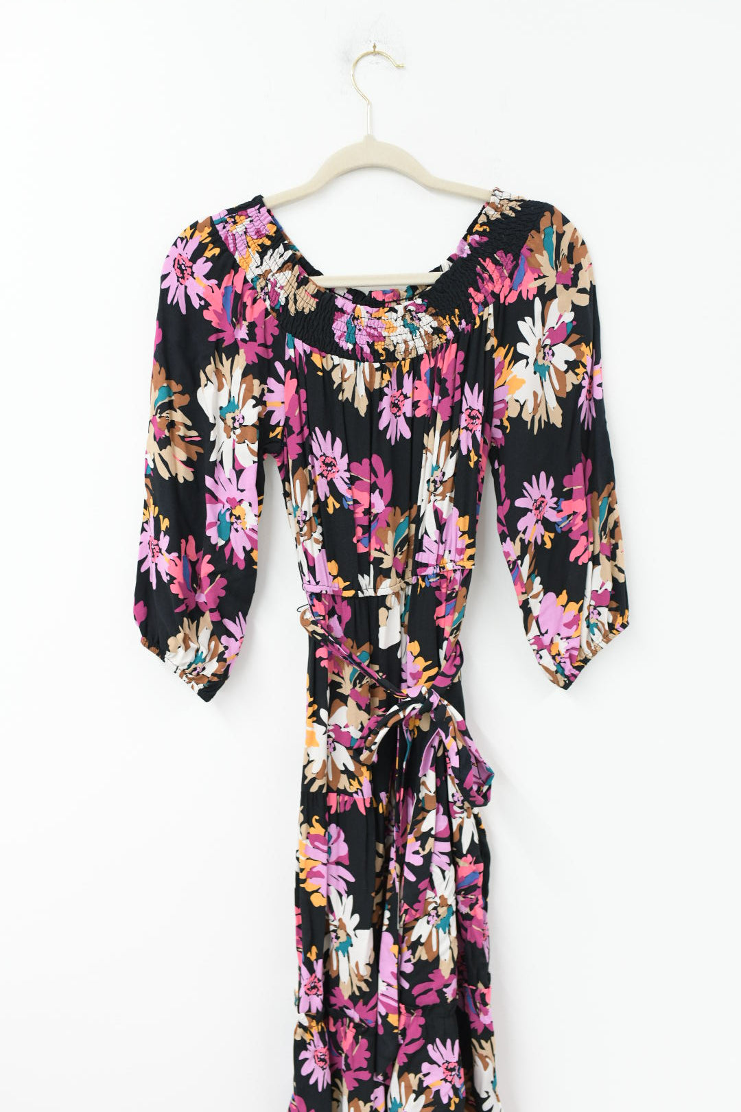 Pioneer Woman off the shoulder midi dress Size S / EUC