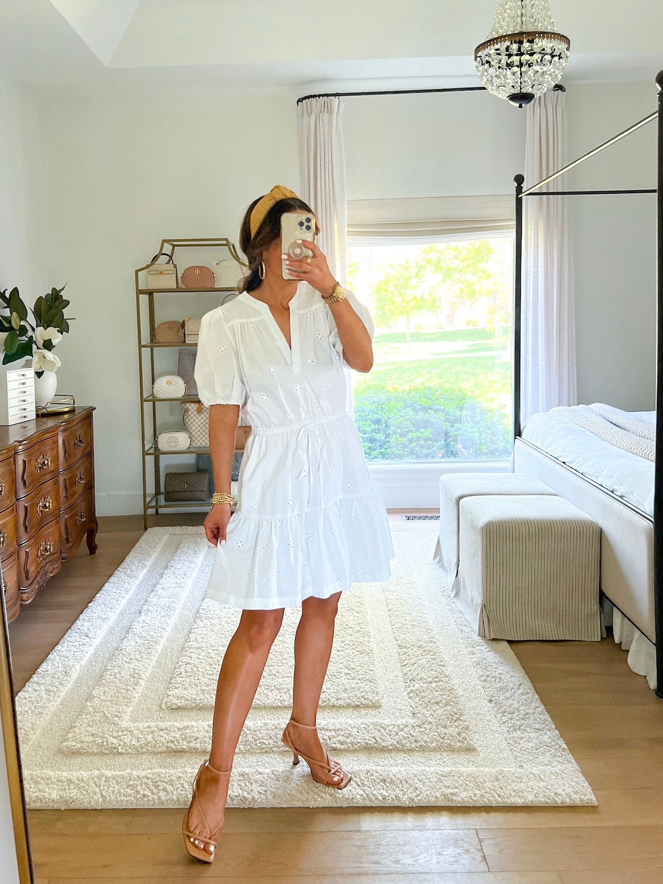 Free Assembly eyelet mini dress Size S / EUC