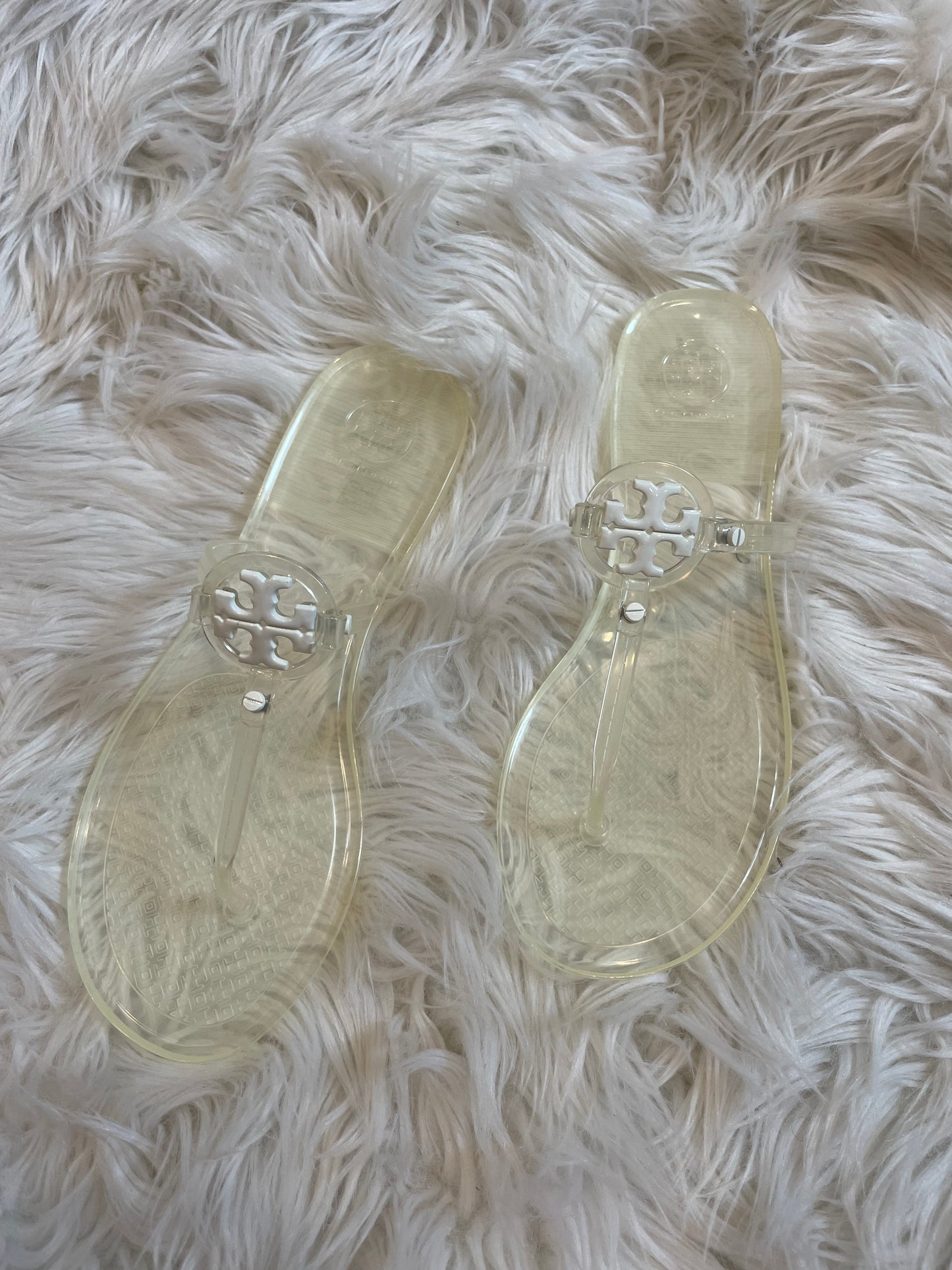 Tory Burch mini Miller jelly sandals Size 8.5 NEW