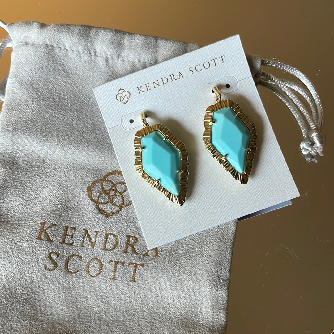 Kendra Scott Tessa Drop gold earrings