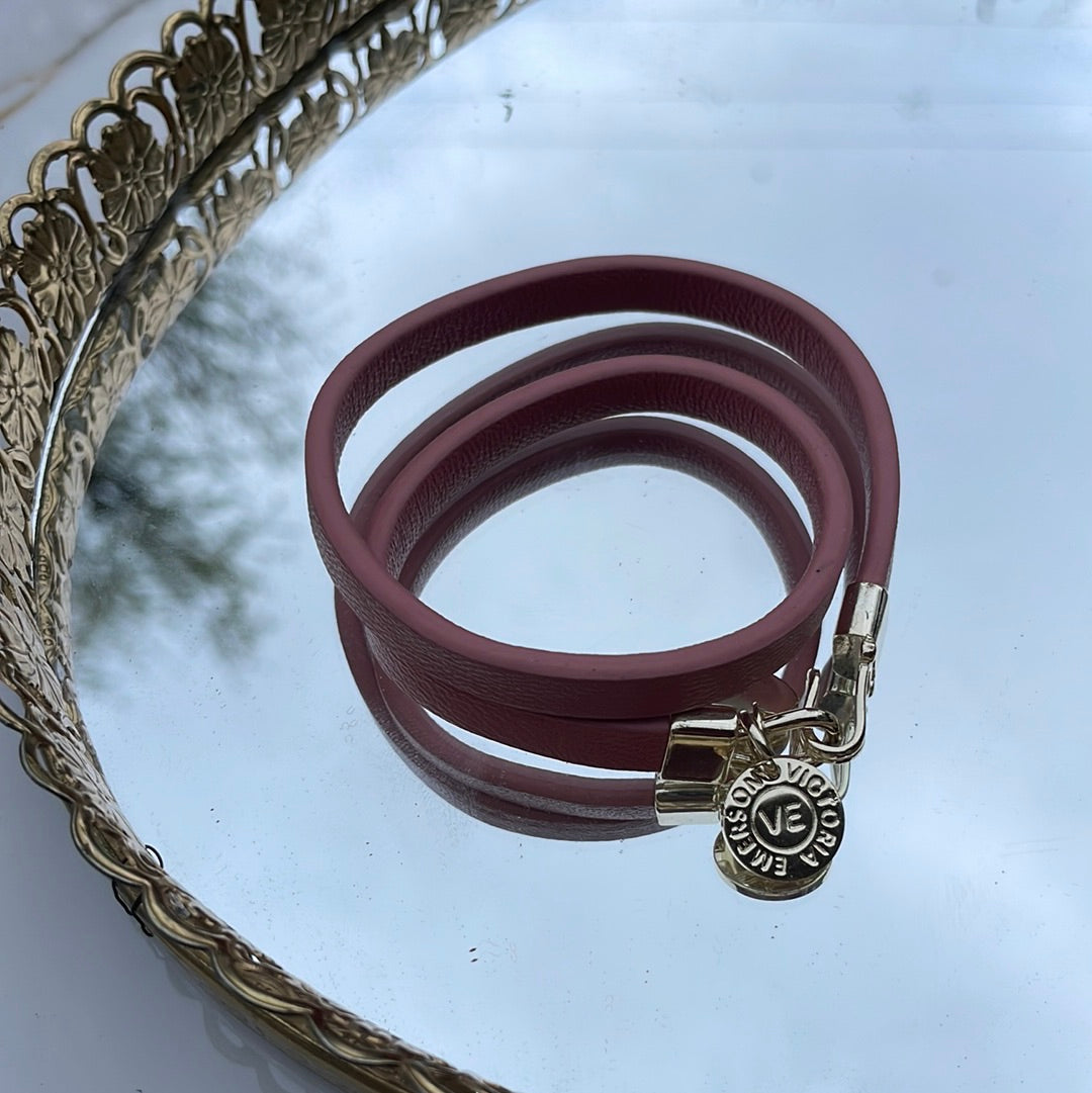 Victoria Emerson pink wrap bracelet