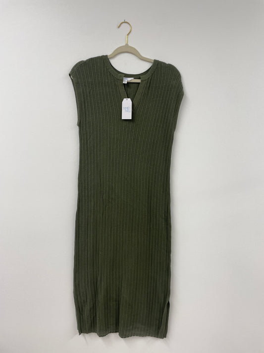 Time and Tru ribbed sleeveless midi dress  Size S /NWT