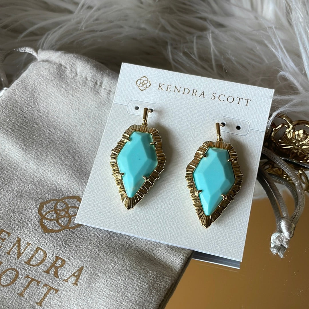 Kendra Scott Tessa Drop gold earrings