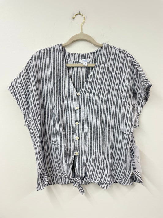 Time and Tru woven tie front top Size M / NWT