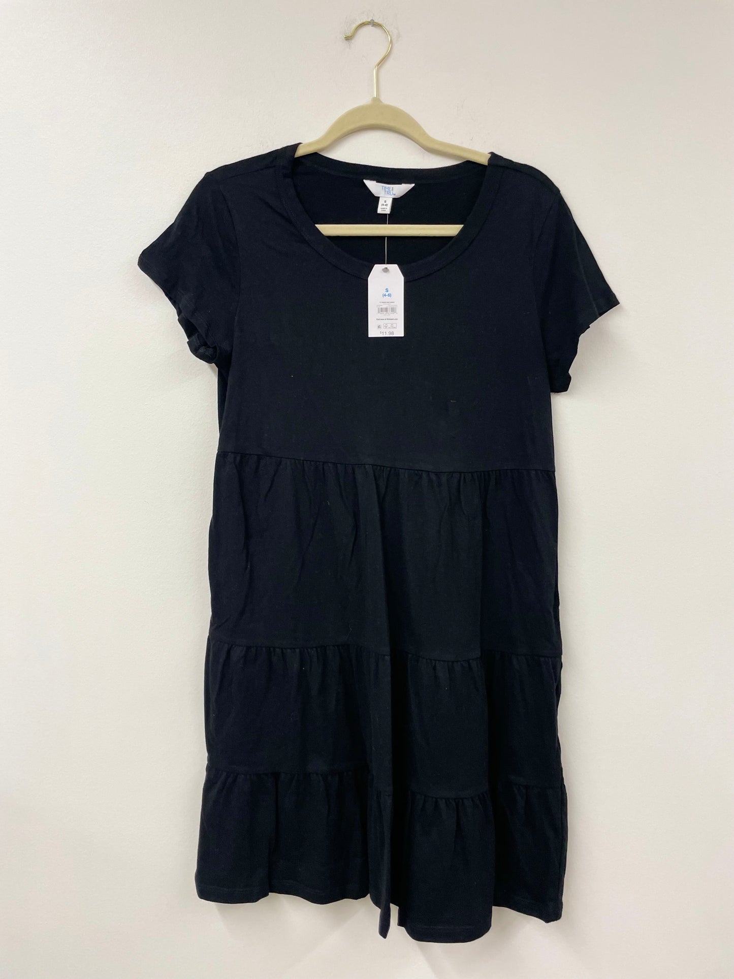 Time and Tru tiered knit mini dress Size  S / NWT