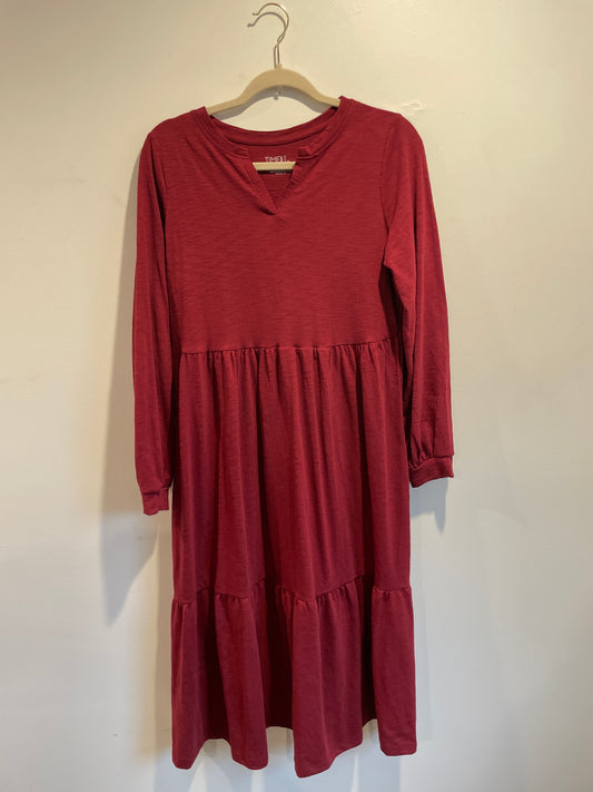 Time and Tru long sleeve midi dress / Size S / EUC