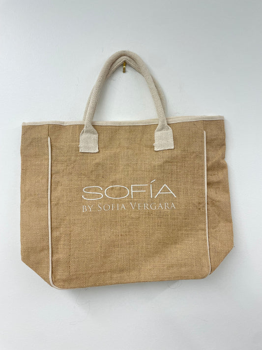 Sofia burlap bag
