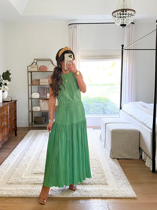 Scoop cutout halter maxi dress Size S  / NWT