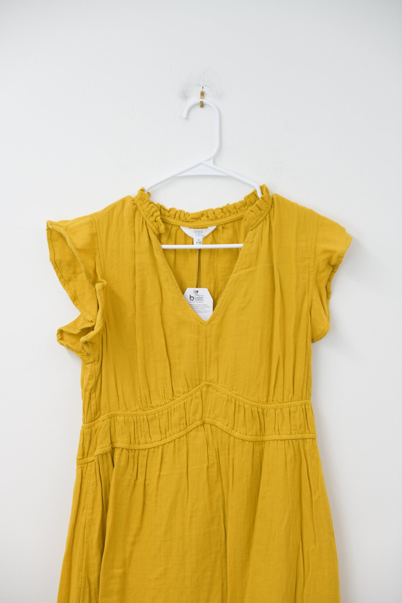 Time and Tru flutter sleeve midi dress Size S / NWT