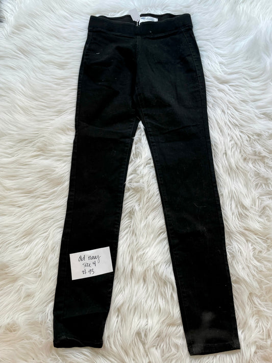 Old Navy black skinny stretch jeans Size 4/ EUC