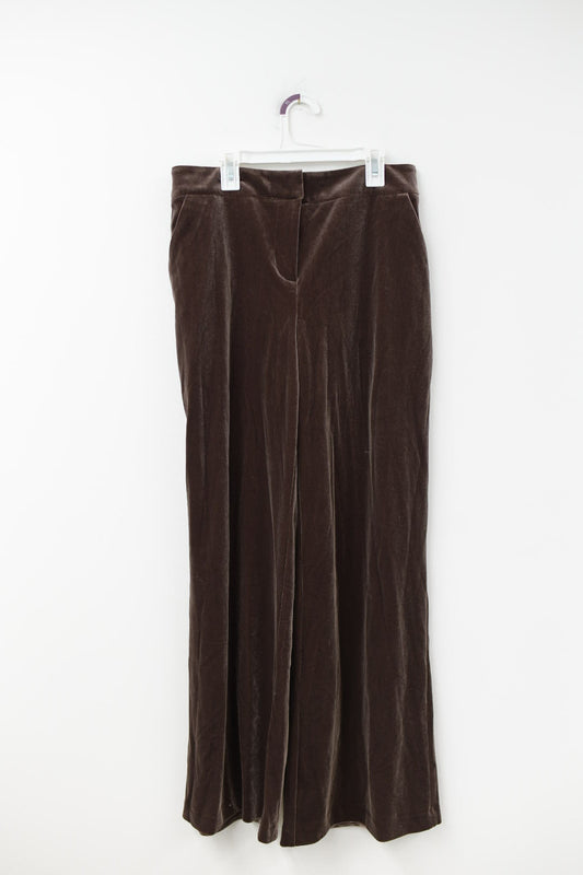 Sofia velvet wide leg trousers Size 2 / NWT