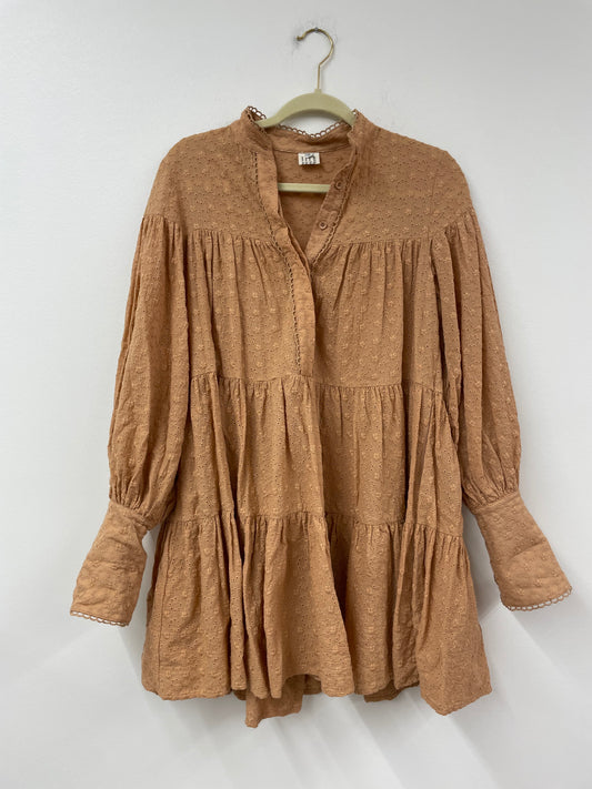 Long sleeve swing tunic dress Size S / EUC