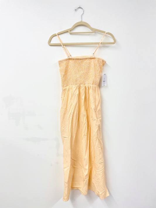 Time and Tru smocked spaghetti strap midi dress Size S / NWT