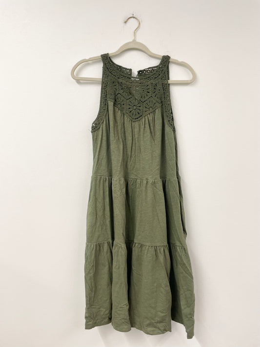 Time and Tru crochet sleeveless mini dress Size S / EUC