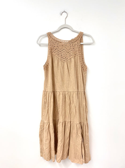 Time and Tru crochet sleeveless mini dress Size S / EUC