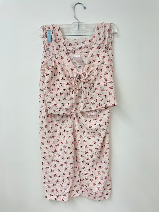 No Boundaries high waisted skirt/crop top set Size M / NWT
