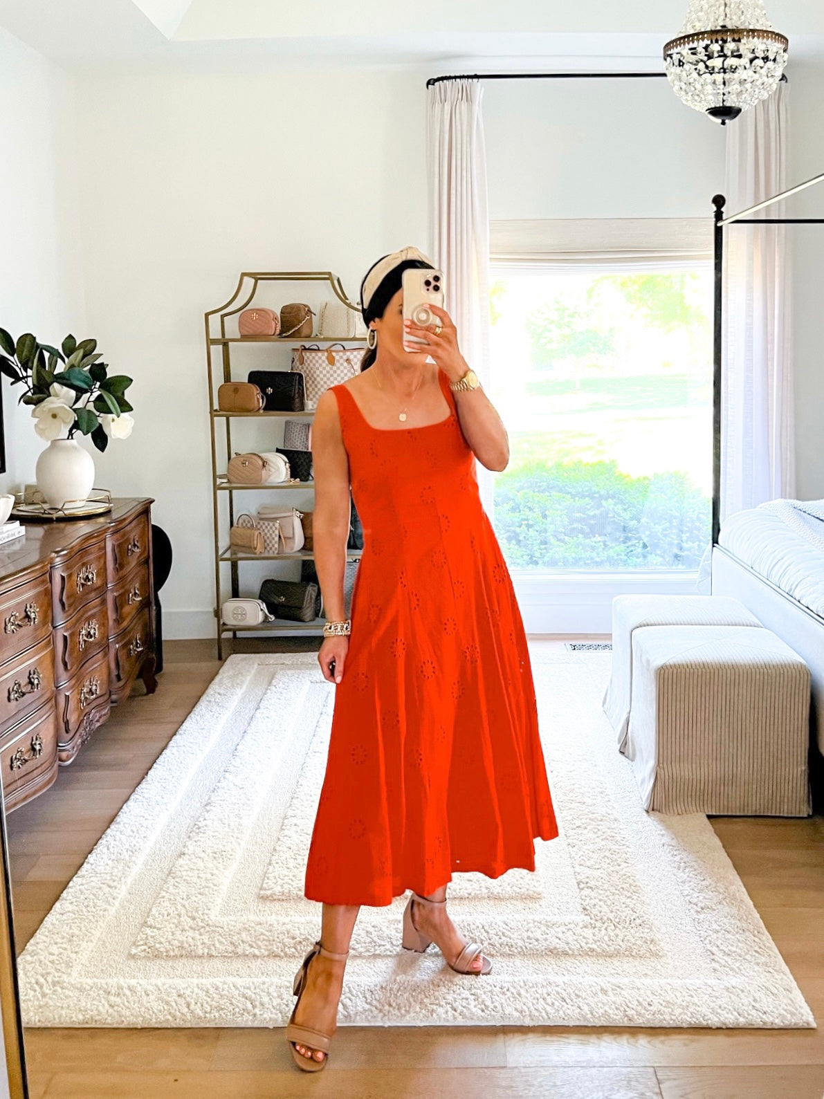 Free Assembly paneled midi dress Size S /NWT