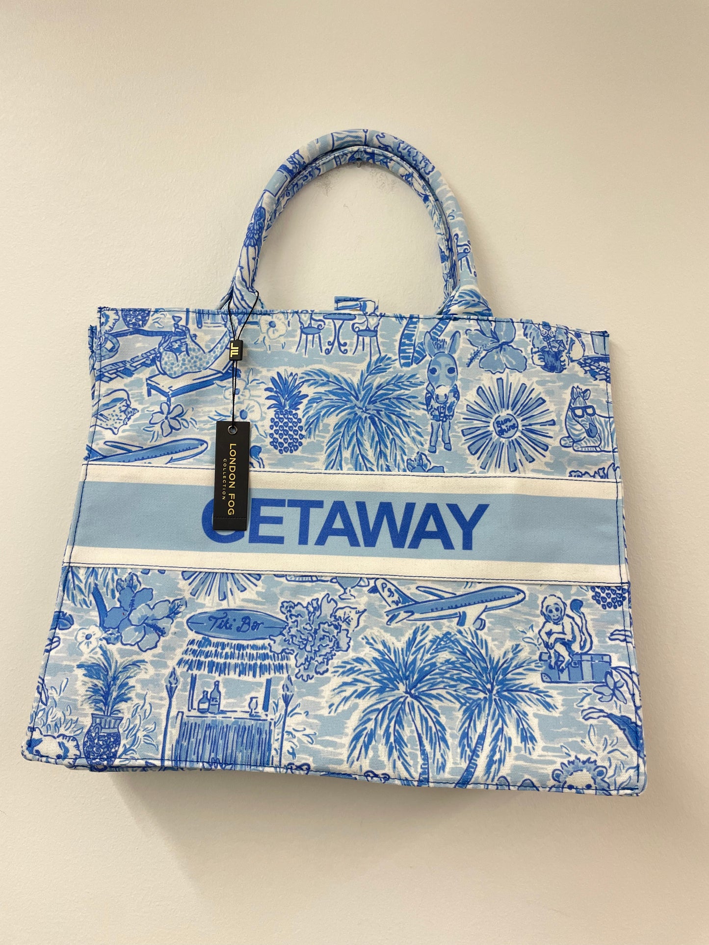 London Fog canvas bag NWT