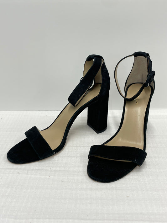 Ann Tayler Leannette Suede Block Heel Sandals Size 7 / EUC