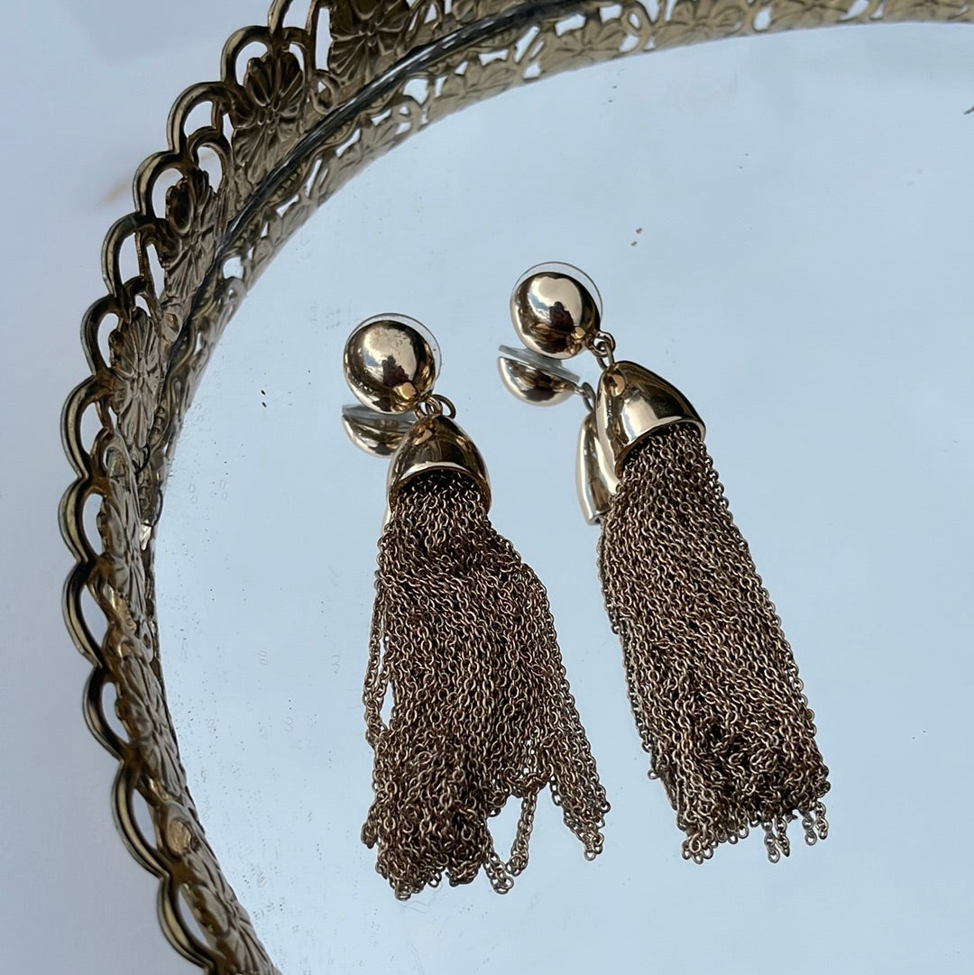 Bauble Bar tassel dangle earrings