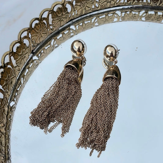 Bauble Bar tassel dangle earrings