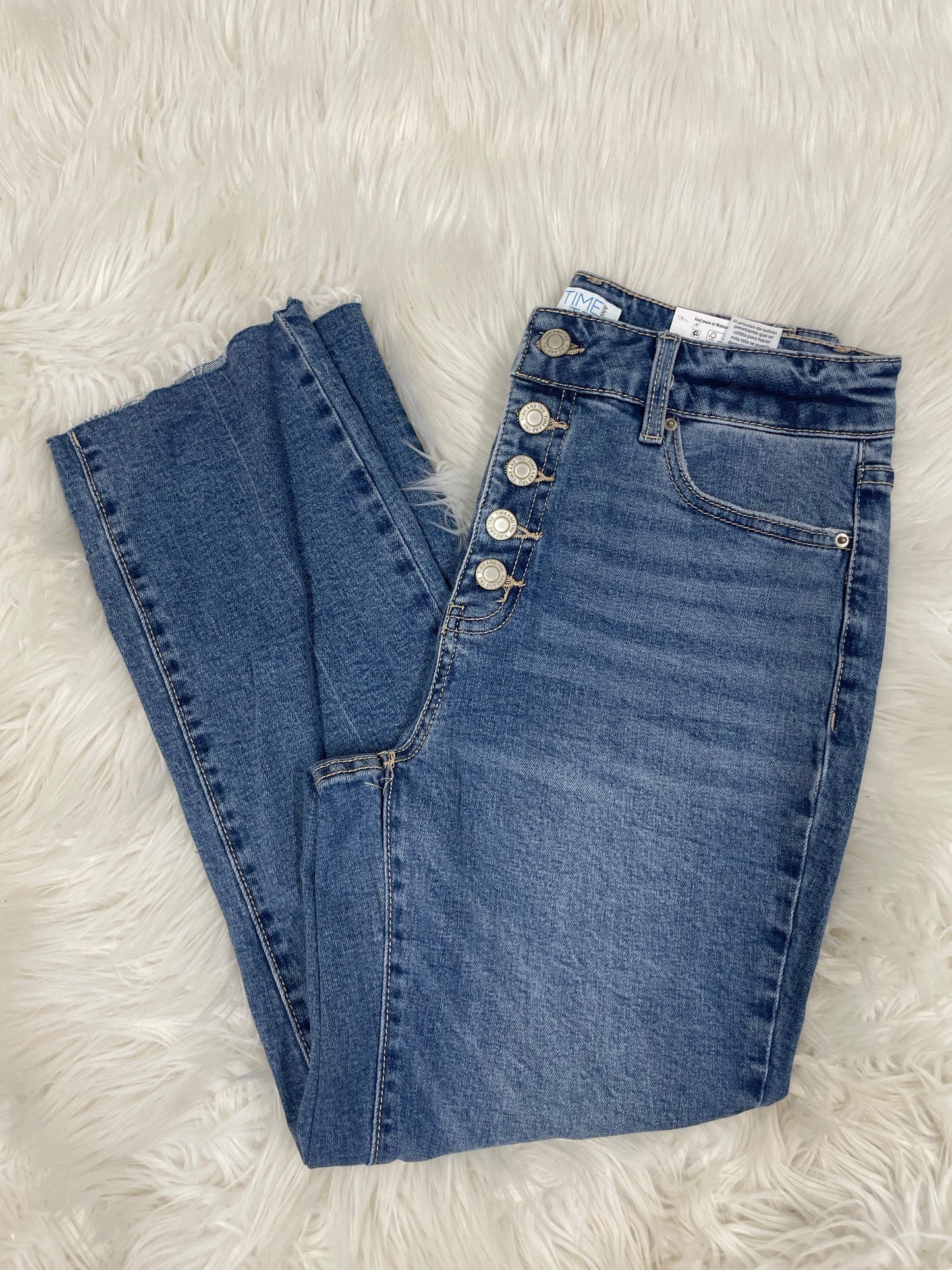 Time and Tru high rise straight crop jeans Size 4 \NWT