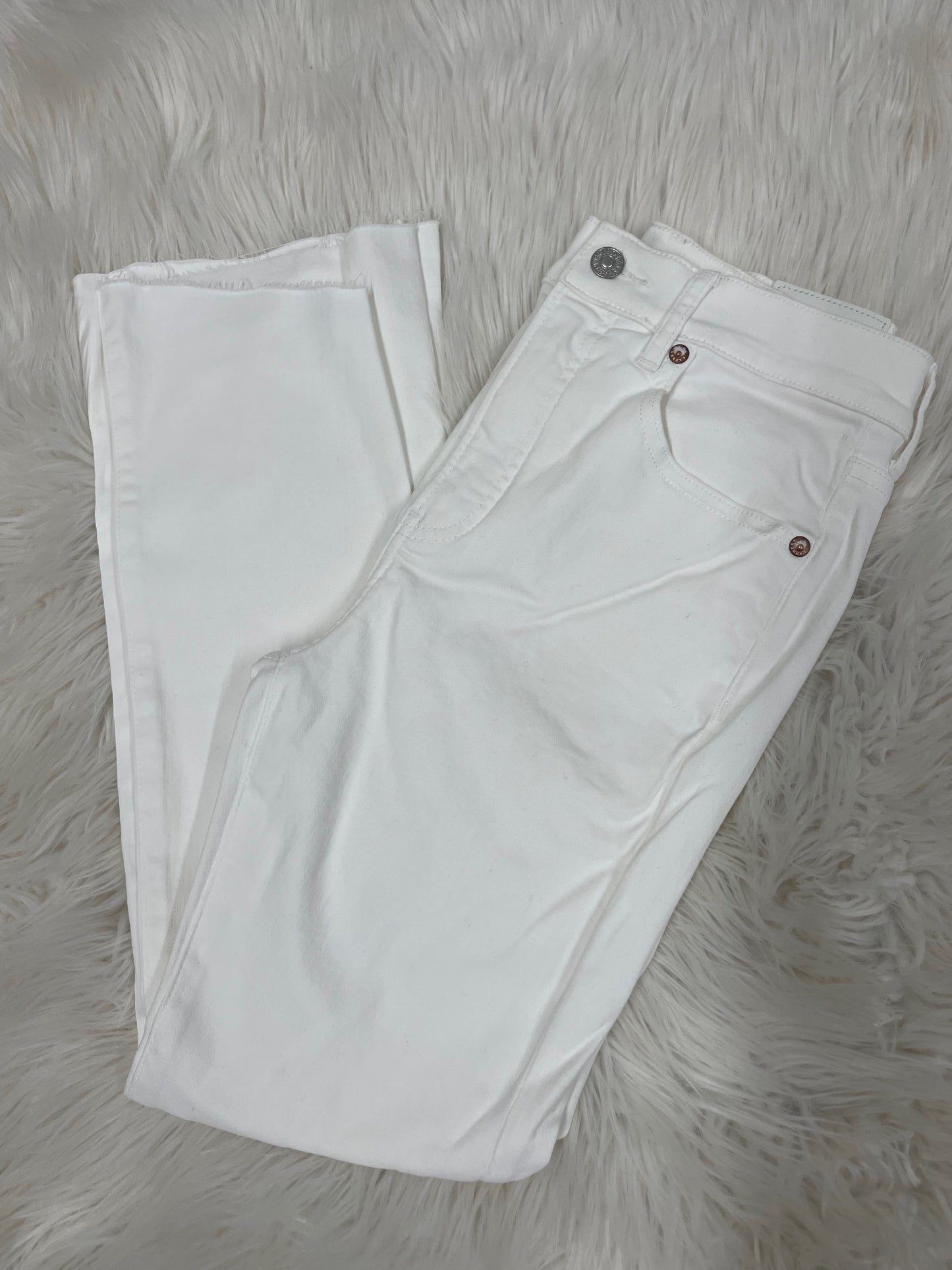Express cropped flare high rise jeans Size 4 \EUC