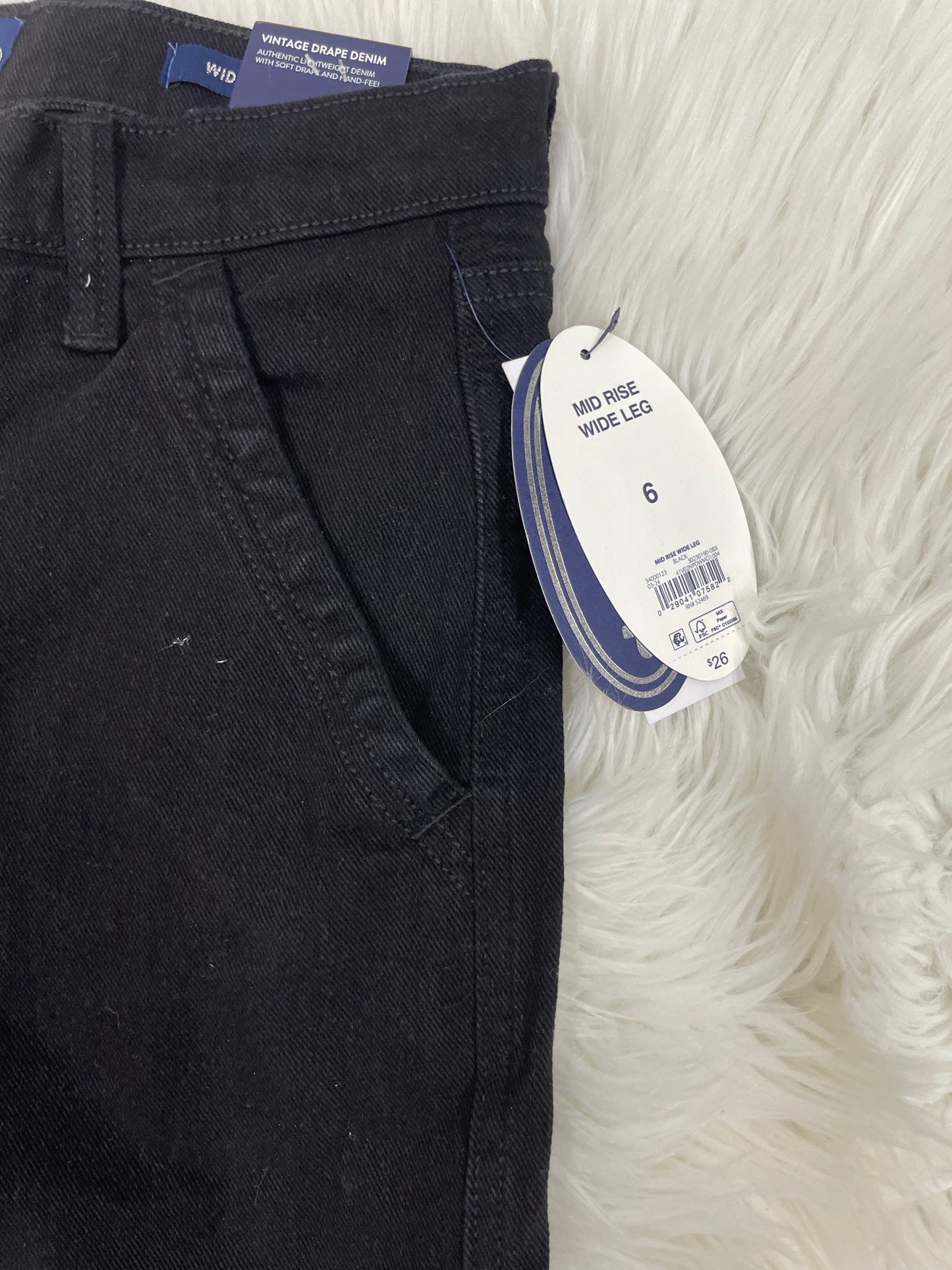Scoop slouchy mid rise wide leg jean Size 6 \NWT