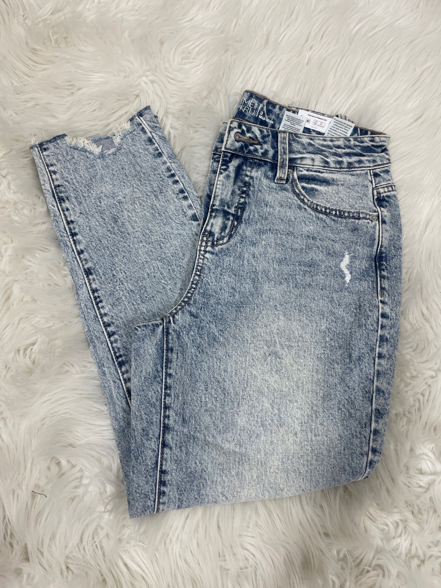 Time and Tru mid rise crop jeans Size 2 \ NWT
